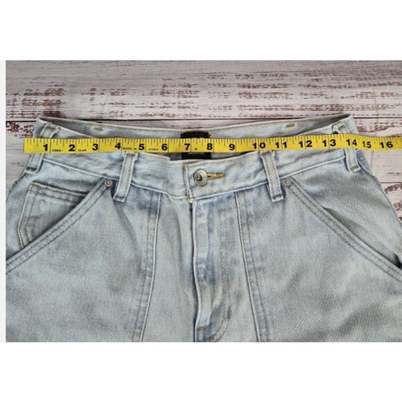 Urban Outfitters BDG Double Knee Jeans 29x28 Light Rinse Slant Pockets Skater - Picture 9 of 13